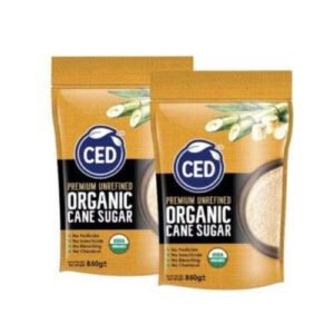 CED ORGANIC SUGAR T/PACK 1X2X850G